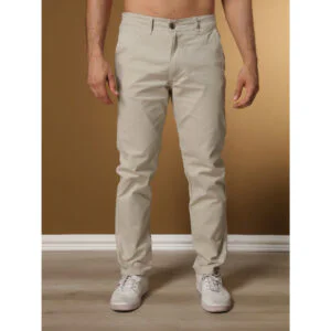 Calças Sarja Masculina Alfaiataria Esporte Fino Bolso Faca Bolso Embutido