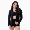 cardigan feminino casaco academia proteção uv casaquinho termico
