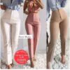Domi Modas Calça Alfaiataria Feminina Cintura Alta LaNçamento Moda ZR 020