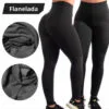 Kit 2 Calça Termica Flanelada Legging Academia Suplex Grossa Modeladora Leg Cintura Alta Peluciada
