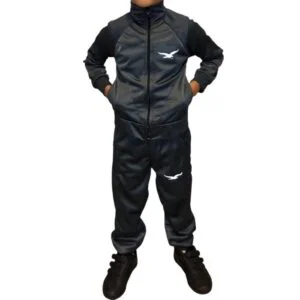 Kit Masculino Infantil Básico Cinza Para o Frio Blusa e Calça Jogger - Tamanhos do 04 ao 16 - Pronta Entrega