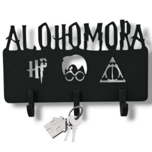 Porta-chaves em MDF 3mm Organização Decoração Presente Personalizado Suporte Harry Potter Namorados