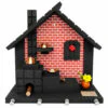 Porta Chaves Casinha Mineira de Parede Fornalha Artesanal | MDF com Miniaturas de Cobre | Organização e Decoração