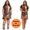 Vestido Feminino Plus Size Moda Evangelica soltinho Crepe Duna Dress Moda Feminina