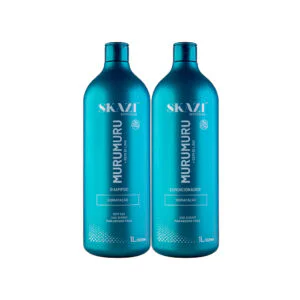 Kit Skazi Vegano Shampoo e Condicionador Murumuru e Semi di Lino 01 Litro