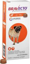 Bravecto® 250mg Antipulgas e Carrapatos para Cães de 4,5 a 10kg – 1 Comprimido Mastigável