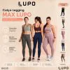 Calça Leg Legging Max Lupo Sport Tecnologia Sem Costura Seamless Dry para Treino de Alto Rendimento