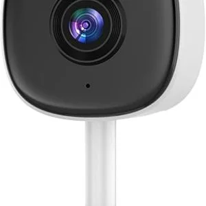 Câmera de Segurança Interna WiFi, Lente Ultra Grande Angular, Detecção de Pessoas, Alertas em Tempo Real, Monitoramento por App