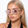Óculos de Sol Bali Rose Espelhado Redondo Premium Steampunk Clássico Oldstyle uv400 Feminino
