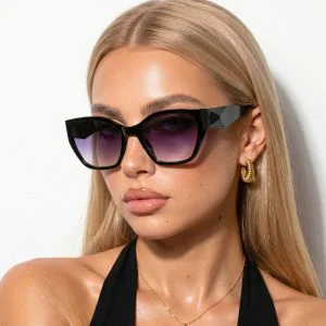 Óculos de Sol Valencia Gatinho Armação Premium Modelo Vintage Clássico Blogueira uv400 Feminino