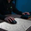 Mouse Pad Gamer Emborrachado Tamanho Especial 40x40cm Tema Abstrato