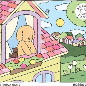 Do dia para a noite (Day to night) – Livro de colorir oficial Bobbie Goods