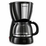 Cafeteira Elétrica Britânia CP30 30 Xícaras 1,2 L 127V 800W Preta Inox com Jarra de Vidro Filtro Permanente Corta-Pingos