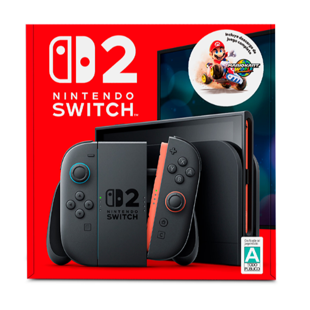 CONSOLE NINTENDO SWITCH 2 256GB LCD GRAY MARIO KART WORLD HKG