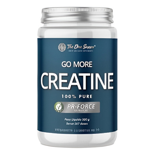 Creatina 100% Pura 500g Go-more Monohidratada - The One Supps