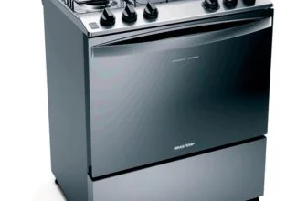 fogão inox 5 bocas