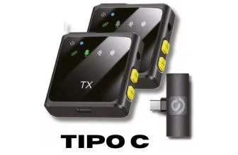 MICROFONE DE LAPELA /// Kit 2 Microfones Lapela Sem Fio ONISTEK Profissional Celular Usb- TIPO C