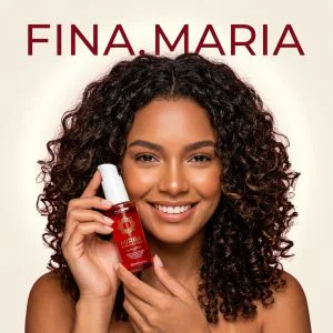 Óleo de Mirra Capilar 60ml | Nutrição Brilho Antifrizz Finalizador Reparador | Fina Maria Professional