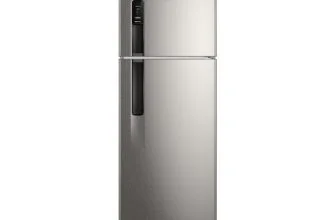 Geladeira Electrolux Frost Free 380l Autosense Inverter Duplex If41s Inox Look