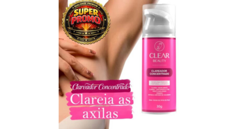 Creme Clareador Clear Beauty Original para Virilha Axila