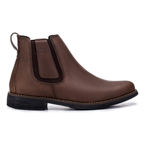 Bota Masculina Couro Anatomic Confortgel Gel Chelsea