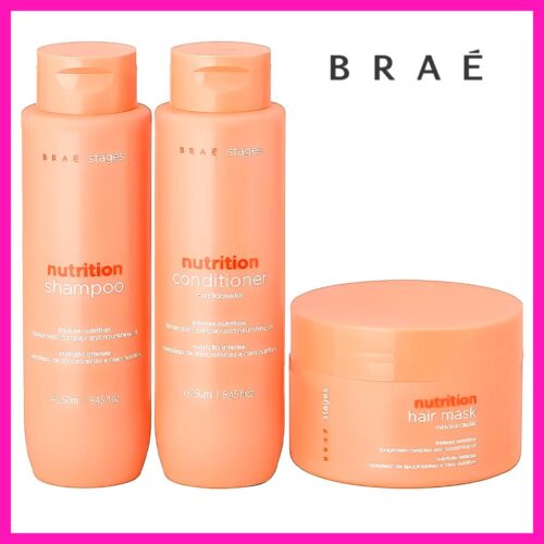 Braé Stages Nutrition Shampoo Condicionador e Máscara