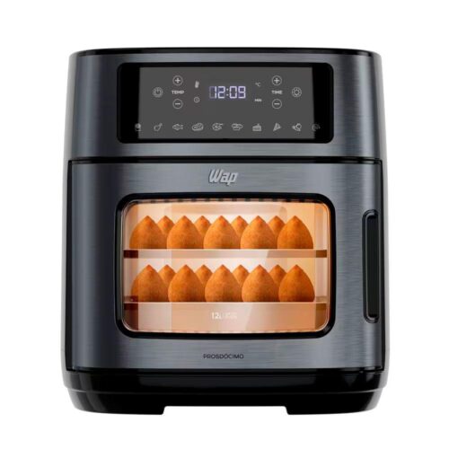 Air Fryer WAP 12L Oven Black Inox WAOD2 Antiaderente 1800W