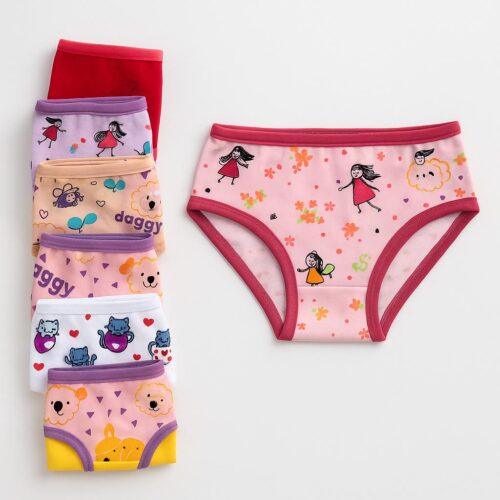 Calcinha Tanga Infantil Juvenil Algodão Sortidas Kit 3 6 9