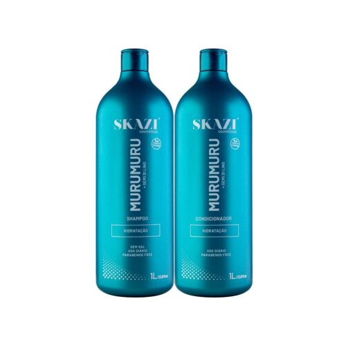 Kit Shampoo e Condicionador Skazi Vegano Murumuru 1L
