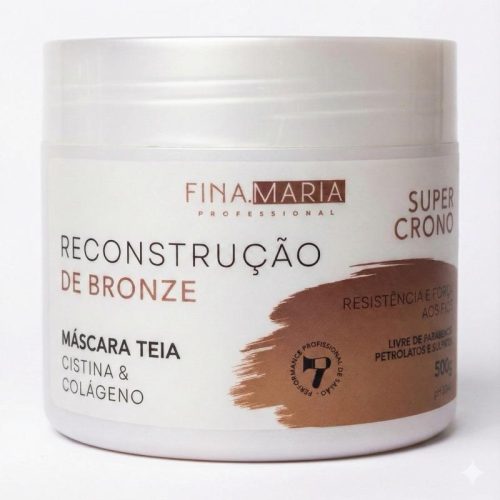 Máscara Fina Maria Professional Reconstrução Teia Bronze
