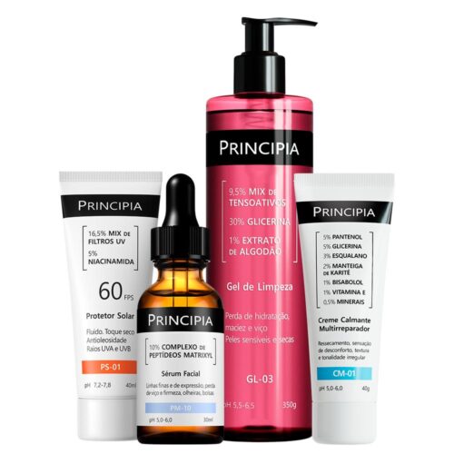 Principia Antissinais Peles Sensíveis Kit 4 Produtos