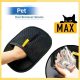 Removedor de pelos de pet escova dupla face luvas para