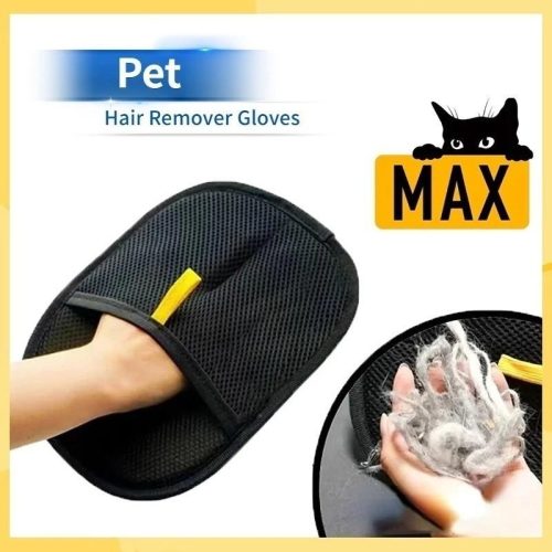 Removedor de pelos de pet escova dupla face luvas para