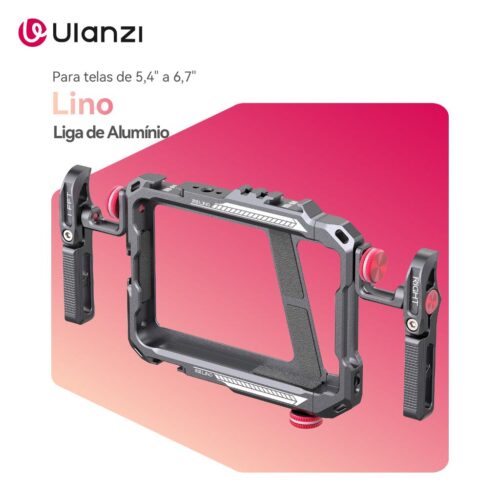 Estabilizador de Celular ULANZI LINO Gaiola RIG em Alumínio